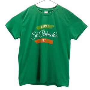NWOT Shirt Womens XL Green Sort Sleeve Happy St Patricks Day Holiday Celebration
